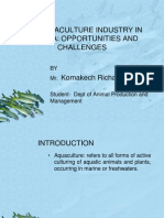 Aquaculture Presentation by Komakech Richard