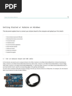 Getting Started W/ Arduino On Windows