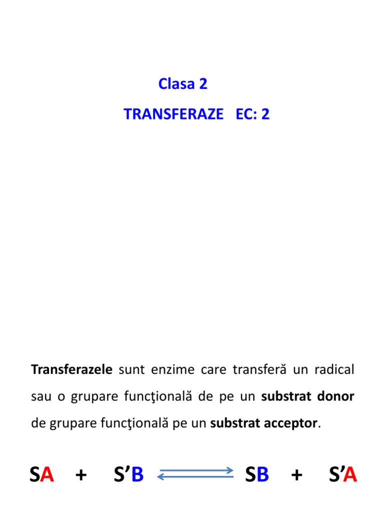 Enzime 4 Transferaze | PDF