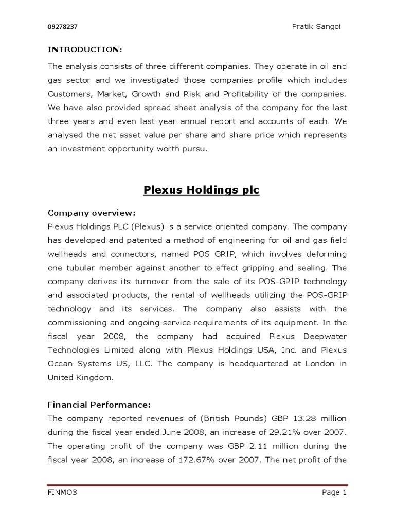 Corporate finance case study examples image