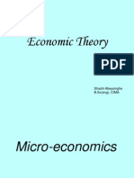 Economic Theory: Shashi Abeysinghe B.SC (Eng), CIMA