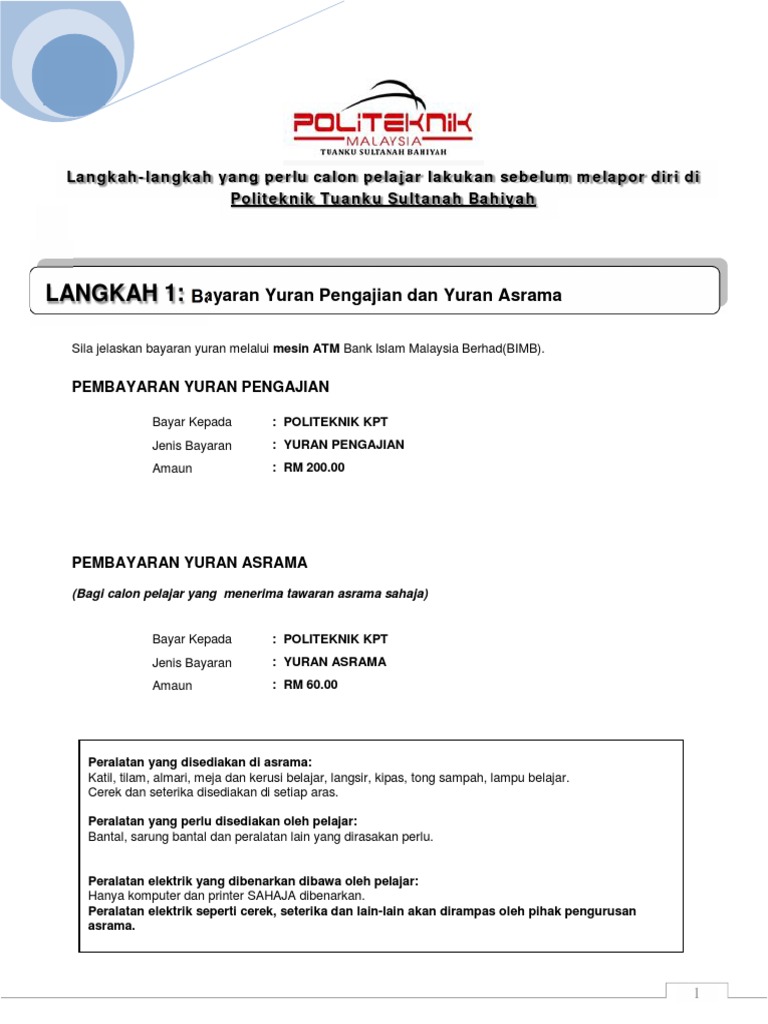 Cara Membuat Surat Rayuan Kemasukkan Ke Politeknik