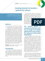 Optimal Stocking Density For Broilers - Optimal For Whom?