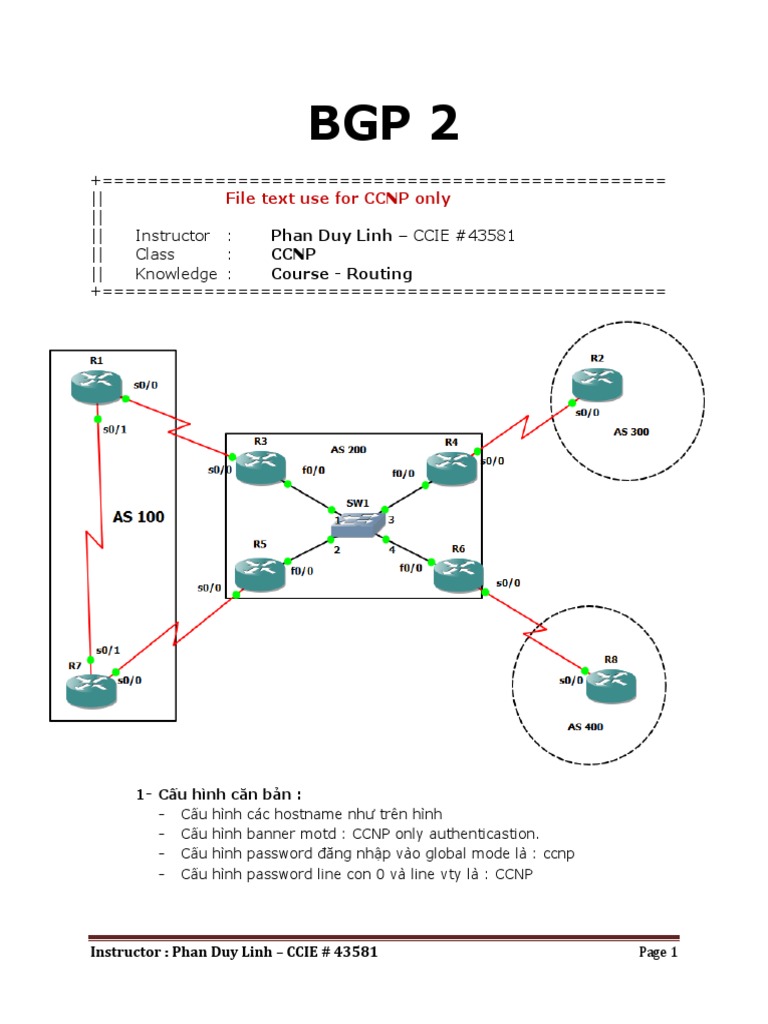 BGP 2 | PDF