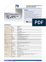 Features: Low Power Consumption With - 40° C Operating Temperature