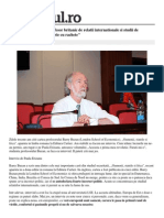 International in Lume Interviu Barry Buzan Profesor Britanic Derelatii Internationale Studii Securitate Rusia e Nigerie Rachet