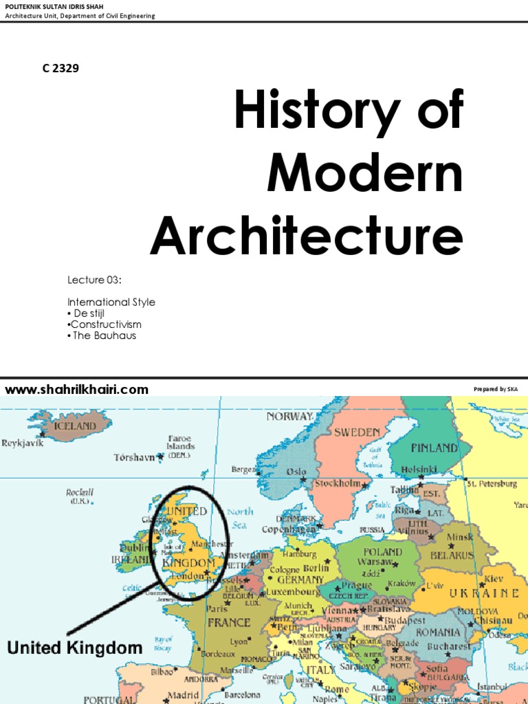 International Style in Modern Architecture | PDF | Style | Modernism