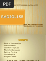 SEMINÁRIO DEGRADAÇÃO - RADIÓLISE