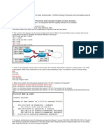 CCNA Exploration 2: Chapter 2 Toets Antwoorden / CCNA Routing Protocols and Concepts Exam 2 Answers