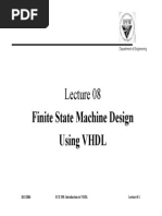 fsm design using vhdl