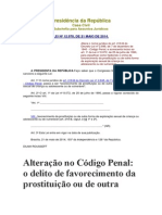 Favorecimento Exploração Sexual Código Penal