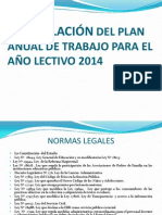 Formulación Del Plan Anualde Trabajo 20141