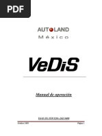Download Manual Vedis Kit Mexico by Autoland Mexico SN23011283 doc pdf