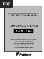 18S - Manual Fusion Splicer