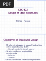 CTC 422 Design of Steel Structures: Beams - Flexure