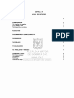 Capitulo 7 Acero de Refuerzo: 7.2.1 Varillas Corrugadas 7.2.2. Varillas Lisas 7.2.3 Malla Electrosoldada