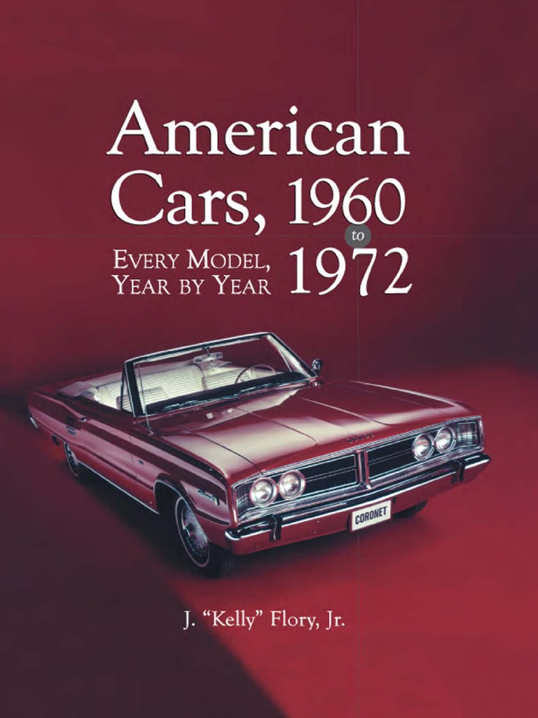 American Cars 1960-1972 (Notes) PDF Dodge Pontiac image