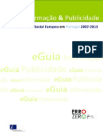 EGuia Informativo Das Regras IP FSE 20072013