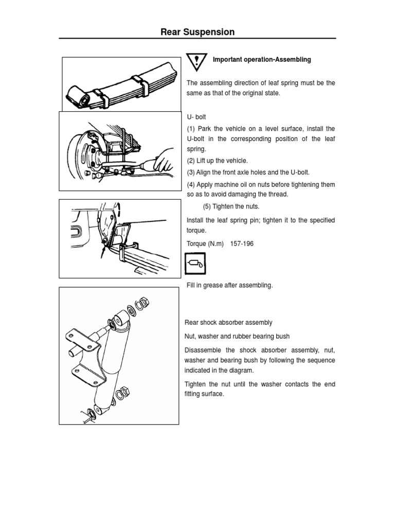 Manual De Reparacion Motor Jac 4da1 Parte 5 Pdf Brake Electric Generator