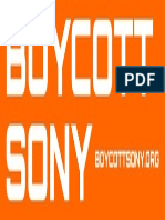 Boycott Sony Orange