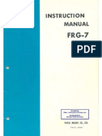 Yaesu Frg 7 Receiver Inst Manual
