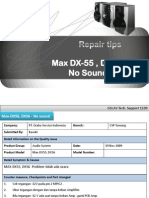 Samsung Max DX56 No Sound
