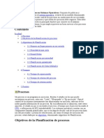 Planificación de procesos en SO: objetivos y algoritmos clave