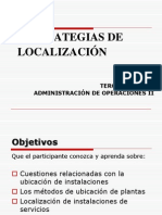 Estrategias de Localizacion 25-04-2014