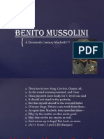Benito Mussolini Vs Macbeth