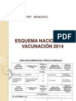 Esquema Nacional de Vacunacion 2014