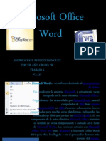 Microsoft Office Word: America Yael Perez Dominguez Tercer Año Grupo "B" Trabajo 6 N.L. 37