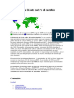 1.1 Protocolo de Kioto Sobre El Cambio Climático