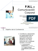 Conferencia PNL y Comunicacion Corporal