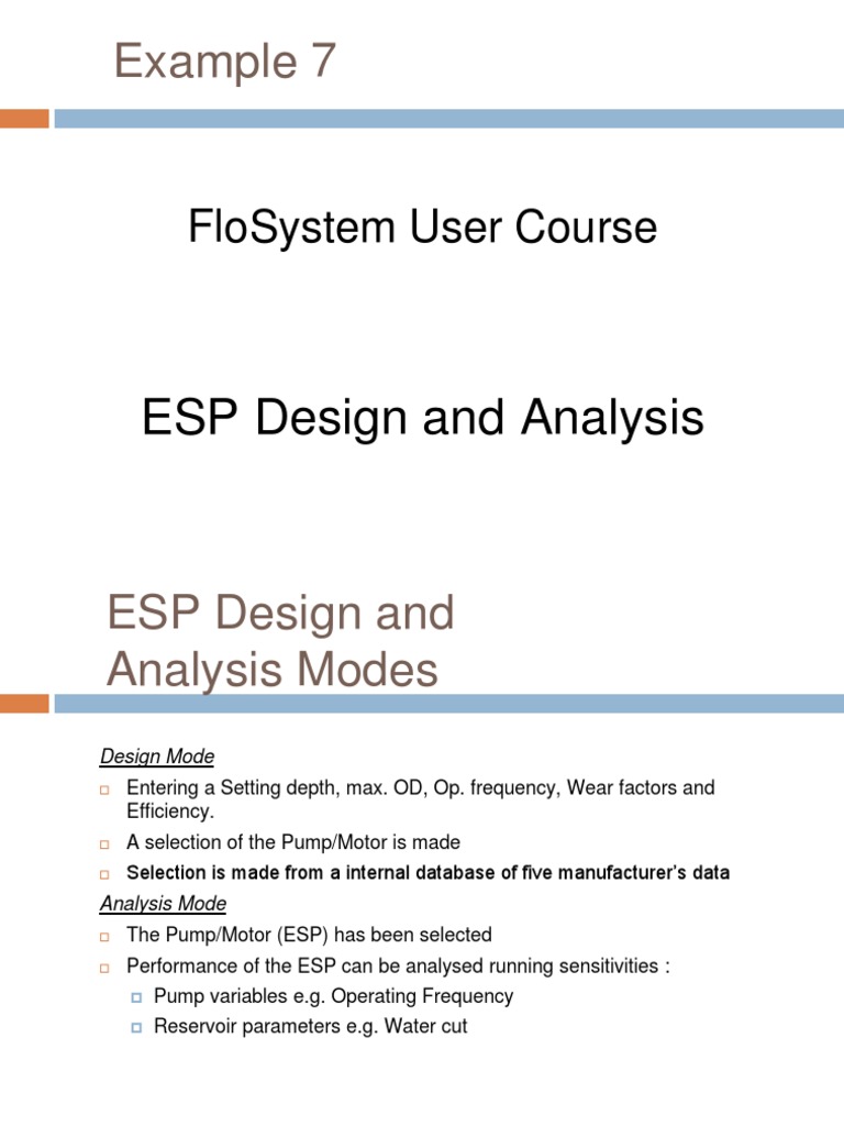Wellflo - ESP Design and Analysis | PDF