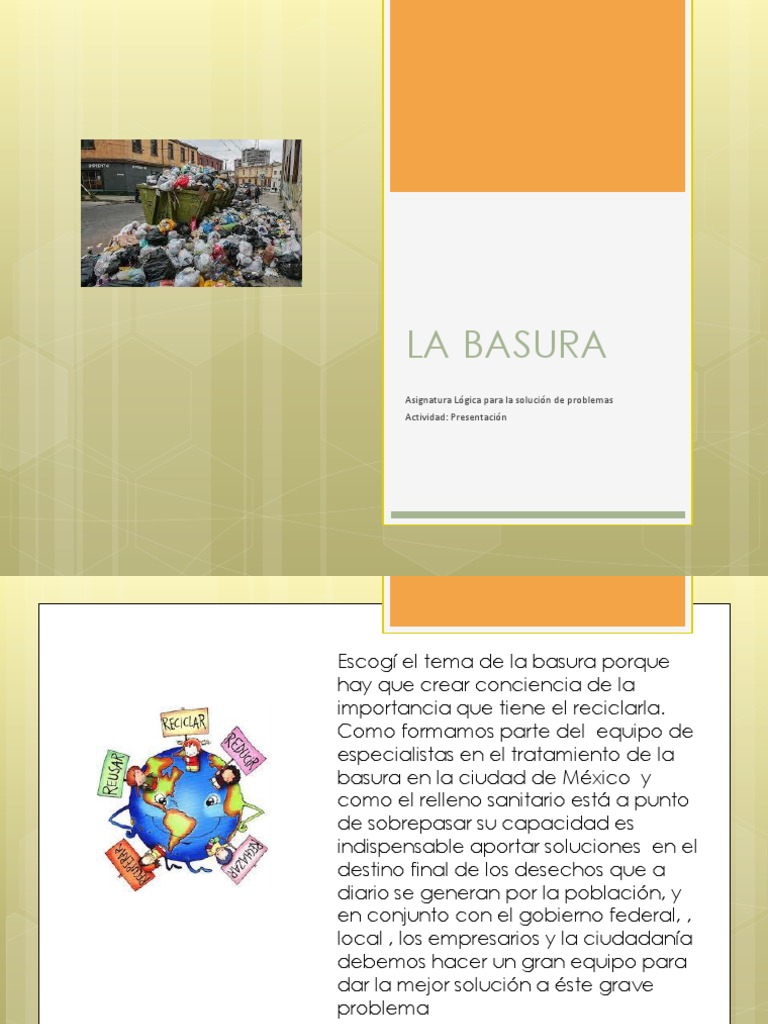 Conciencia sobre la Basura y Reciclaje | PDF | Residuos | Contaminación