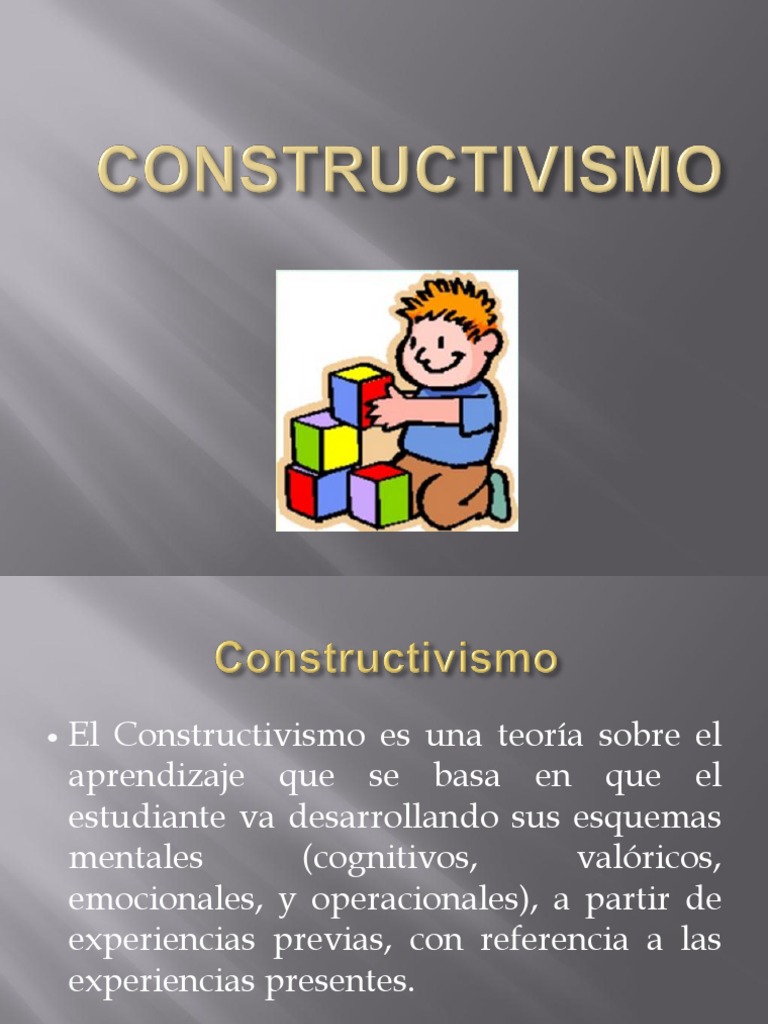 Constructivismo: Aprendizaje Activo y Significativo | PDF ...