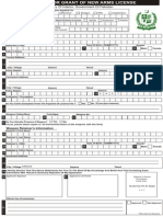 Ministry of Interior Arms License Application Form Fillable