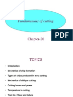 Fundamentals of Cutting: Chapter-20
