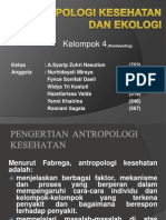 KONSEP ANTROPOLOGI KESEHATAN DAN EKOLOGI