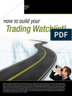 How To Build Your Trading Watchlist