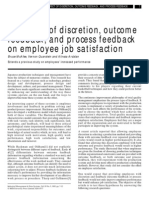 feedback on employee job satisfaction