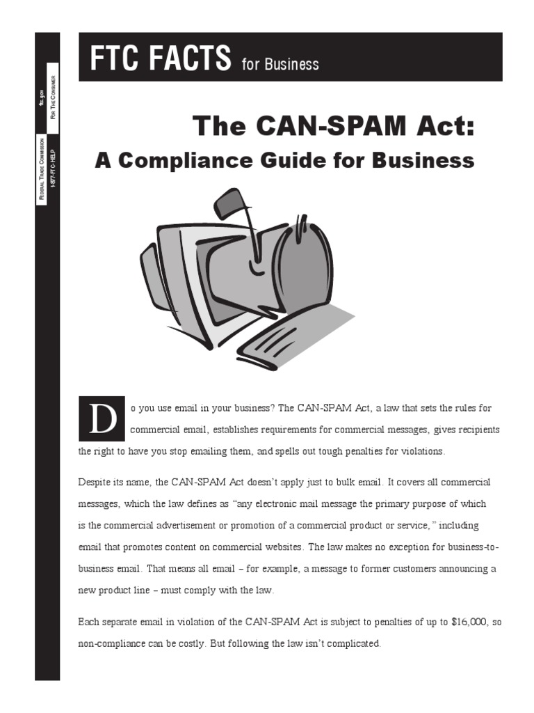 CAN-SPAM Act Compliance Guide | PDF