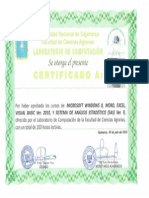 Certificado de Computacion