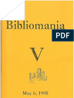Bibliomania V Vol. 1 (1995)