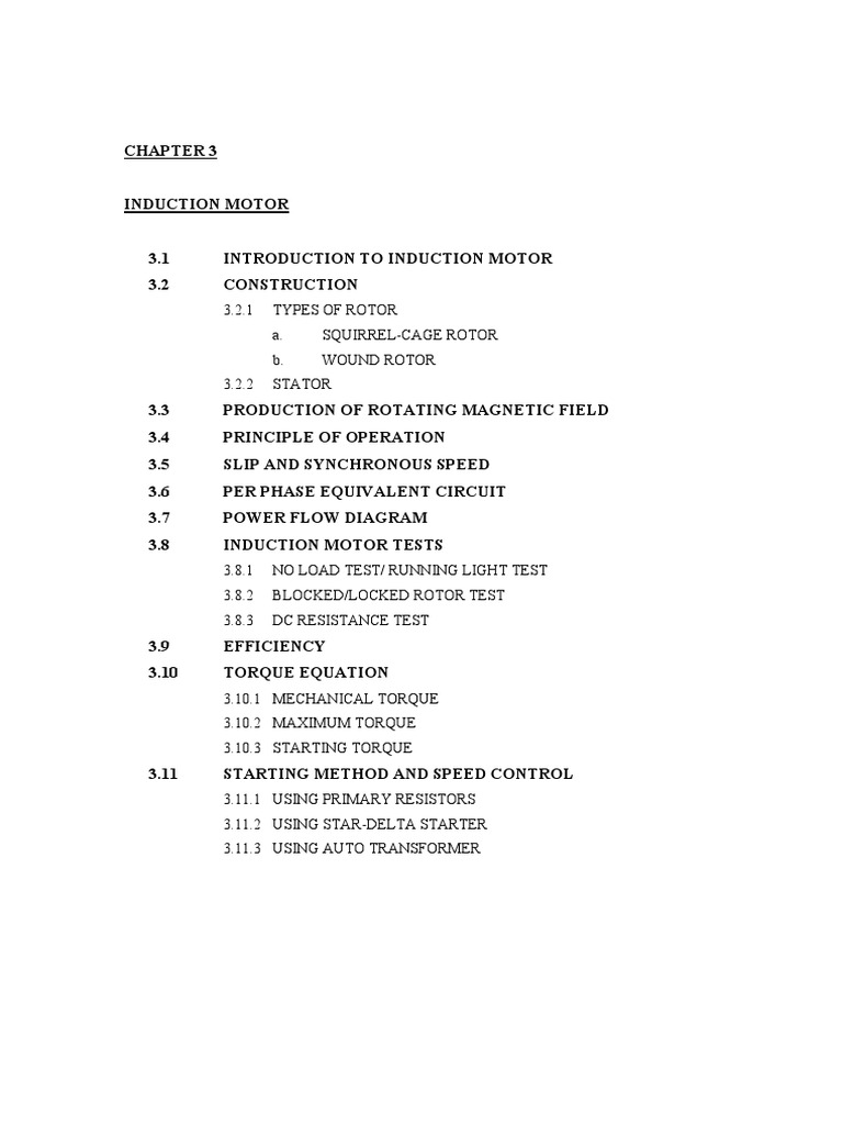Induction Motor Principles and Operation | PDF | Electromagnetic ...
