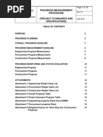 PROJECT STANDARD and SPECIFICATIONS Progress Measurement Procedure Rev01 Web