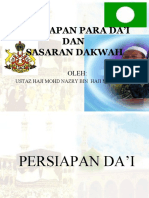 Persiapan para Da'i