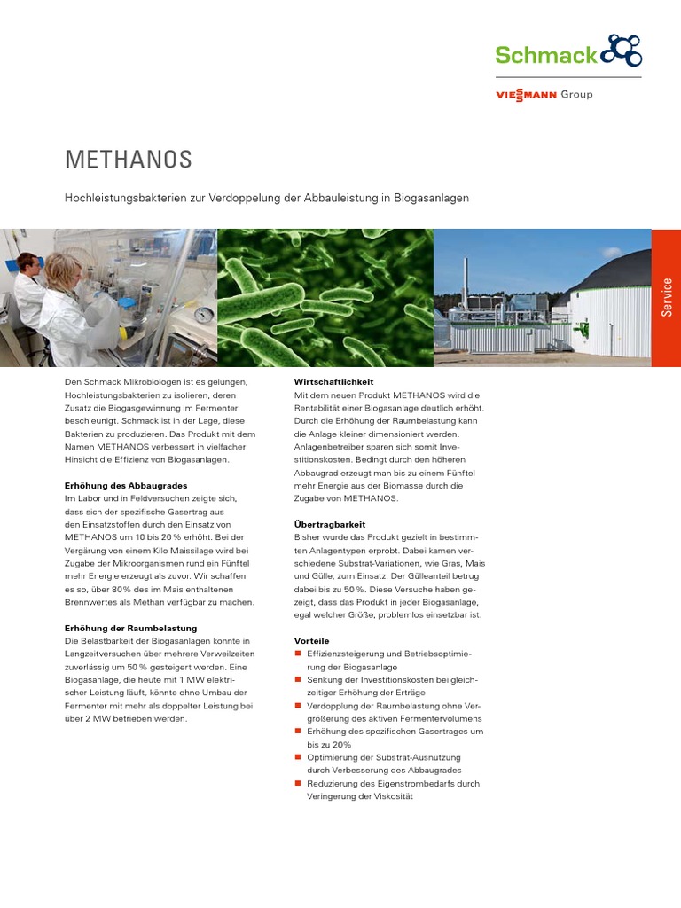 Methanos Hochleistungsbakterien Zur Verdoppelung Der Abbauleistung In Biogasanlagen