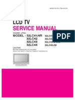 LCD TV LG 32lc41-4r 32lc42 32lc43 32lc44 Chassis Lp78a