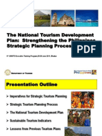 The National Tourism Development Plan: Strengthening The Philippines Strategic Planning Process